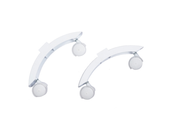 Комплект ножек белый полукруглые