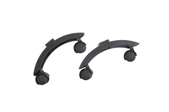 Комплект ножек черный полукруглые