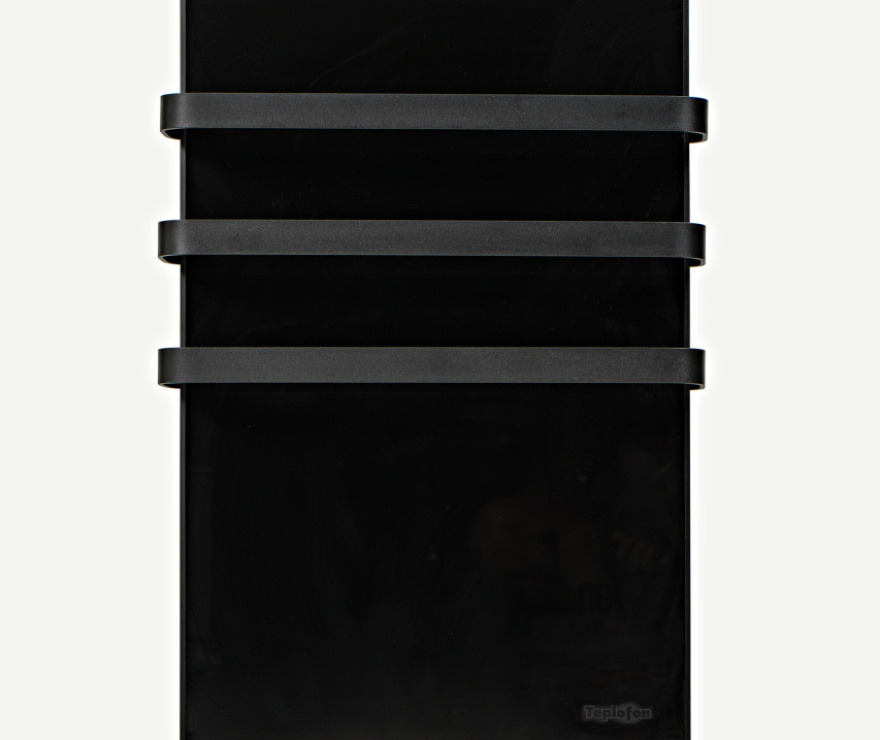 Теплофон ЭРГН-0,15/220 (п) - электрический полотенцесушитель 150 Вт ЧЕРНЫЙ