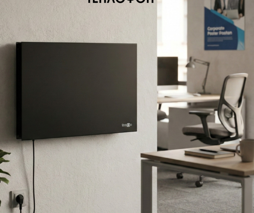 Теплофон 700 ЭРГНА 0.7/220 (п) инд. уп. с терморегулятором (черный)